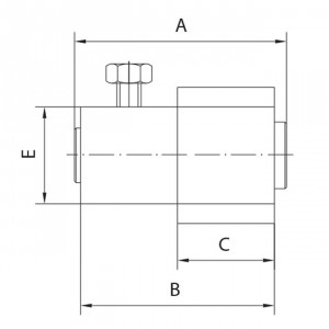 Charnière d´angle supérieur, pour porte de garage basculante