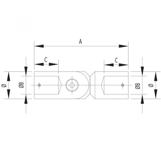 Garde corps inox coude tiges reglable