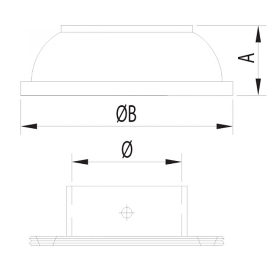 Garde corps inox embase filetee