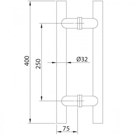 Poignée modèle 5 inox