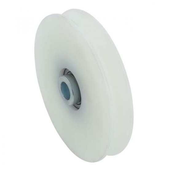 Roue gorge de 10 mm en nylon