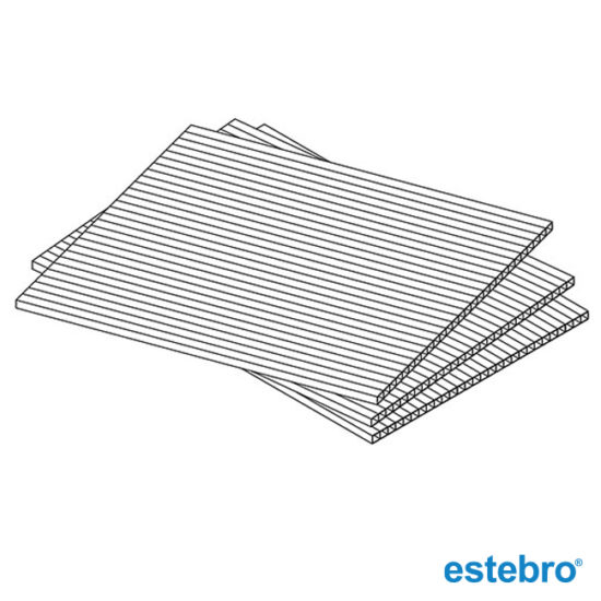 Polycarbonate cloisons