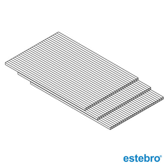 Polycarbonate cloisons