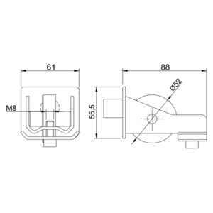 Ferrures pour portes autoportantes